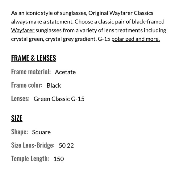 Authentic Ray-Ban Wayfarers - Picture 9 of 9